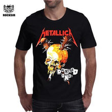Iron Maiden AC DC Metallica The Beatles Nirvana Guns N Roses Rock 3D Printed Men's T Shirt Hip Hop Famous Brand