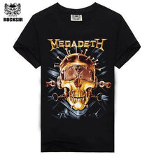 Iron Maiden AC DC Metallica The Beatles Nirvana Guns N Roses Rock 3D Printed Men's T Shirt Hip Hop Famous Brand