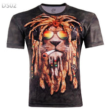 2017 High Quality Water Droplets Move Printed 3D T-shirts Punk 3D Short Sleeve T-Shirt M-4XL  style Men's T-Shirts
