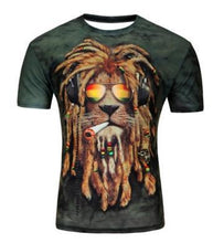 2017 High Quality Water Droplets Move Printed 3D T-shirts Punk 3D Short Sleeve T-Shirt M-4XL  style Men's T-Shirts