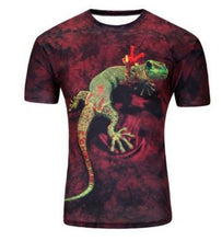 2017 High Quality Water Droplets Move Printed 3D T-shirts Punk 3D Short Sleeve T-Shirt M-4XL  style Men's T-Shirts