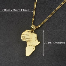 Anniyo 9 Style Africa Map Pendant Necklace for Women/Men Silver/Gold Color Ethiopian Jewelry Wholesale African Maps Hiphop Item