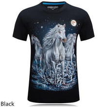 2016 summer Men's brand clothing O-Neck short sleeve animal T-shirt monkey/lion 3D Digital Printed T shirt Homme large size