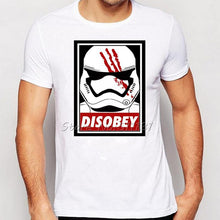 New Arrive Star Wars darth vader T-Shirt Men/Boy Disobey Printed T shirt Fashion stormtrooper Cool Tee Shirt Tops