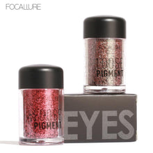 FOCALLURE 12 Colors Glitter Eye Shadow Cosmetic Makeup Diamond Lips Loose Makeup Eyes Pigment Powder Woman Cosmetics Make Up New
