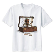 Guardians of the Galaxy 2 movie Anime baby groot new fashion 2017 mens t shirt T-shirt male top funny Tshirt white tops tees