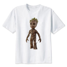 Guardians of the Galaxy 2 movie Anime baby groot new fashion 2017 mens t shirt T-shirt male top funny Tshirt white tops tees