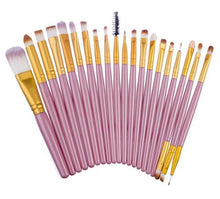 makeup brushes Set 6 Colors Concealer Palette maquiagem Puff 20 brushes Face Contour Cosmetic Make Up Tools Brushes for make-up