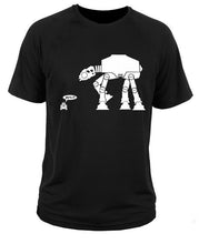2017 Fashion Short T shirt 100% Cotton T Shirts Brand Clothing Tops Tees  t-shirt AT-AT  darth vader Clothing Tshirt
