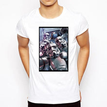 32 kind 2017 funny Printed Star Wars T-Shirt robot shirt Novelty Men's cool T shirt Fashion Tees Darth Vader t shirt tops