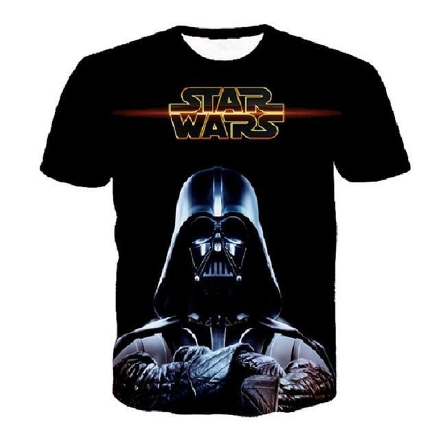 Hot Darth Vader Eulogy 3D Print T-shirt Star Wars Unisex Tee Shirts Plus Short Sleeve Casual Homme Loose Summer Tops